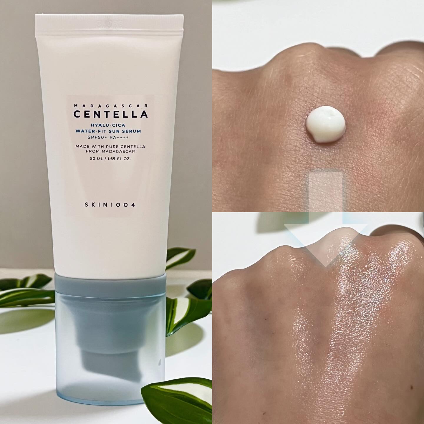 ヒアルーシカ ウォーターフィット サンセラム/SKIN1004/日焼け止めローションを使ったクチコミ（3枚目）