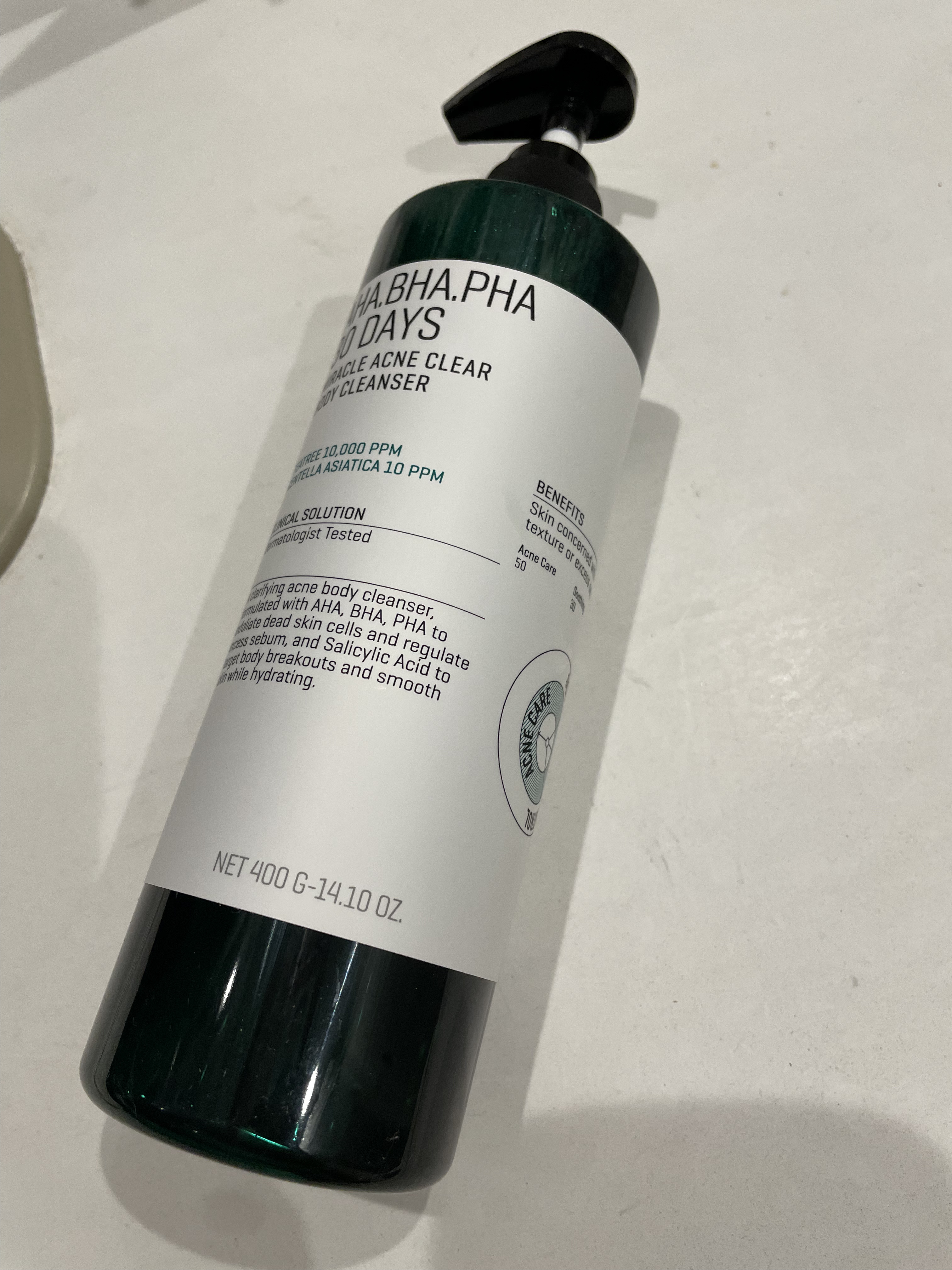 AHA·BHA·PHA 30デイズミラクルアクネボディクレンザー/SOME BY MI/ボディソープを使ったクチコミ（2枚目）