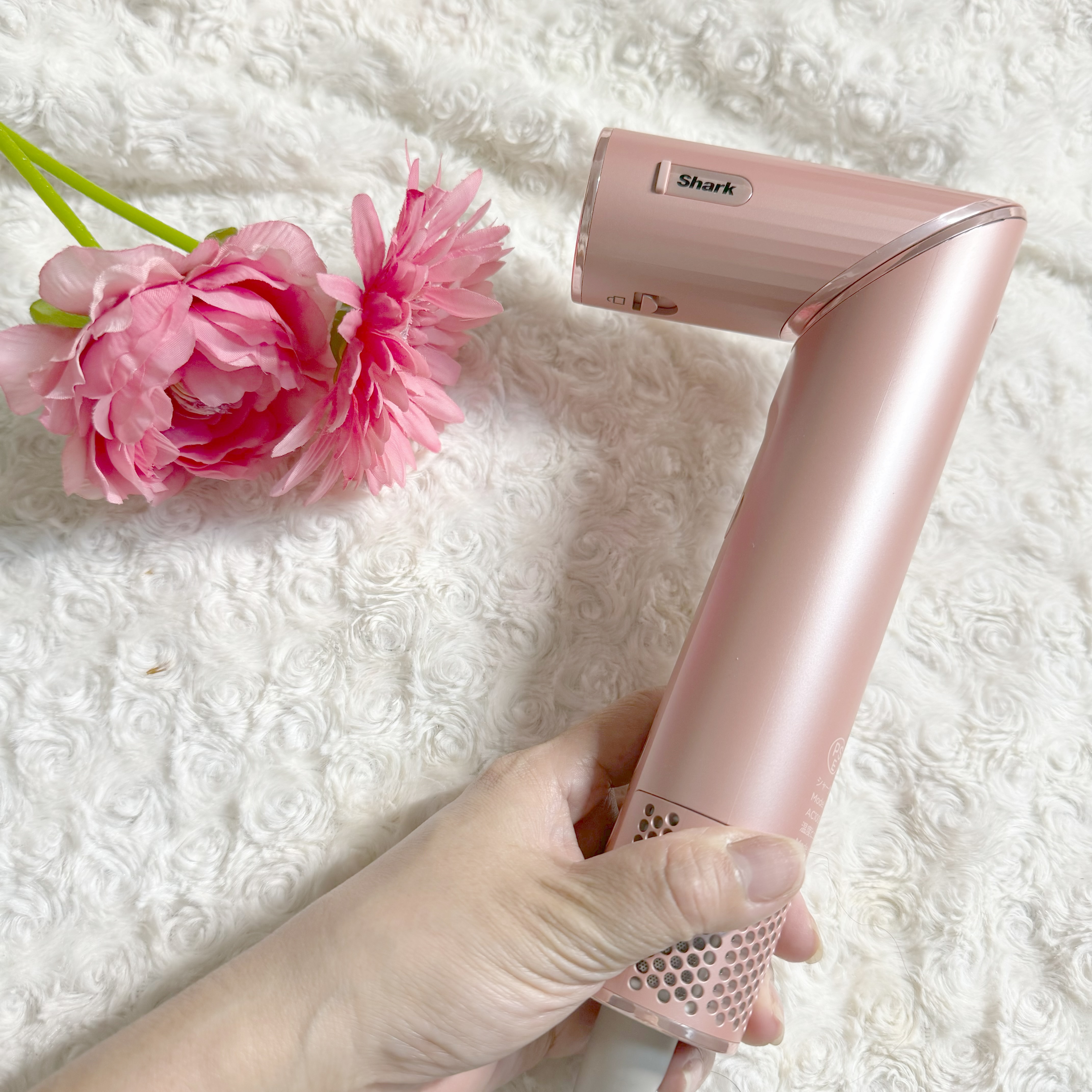 シャーク多機能ヘアドライヤー ピンク Amazon | Shark シャーク