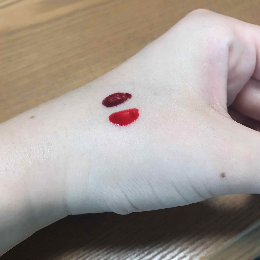 ディアダーリン ウォータージェルティント RD305(ナツメ)（生産終了）/ETUDE/リップティントを使ったクチコミ（2枚目）