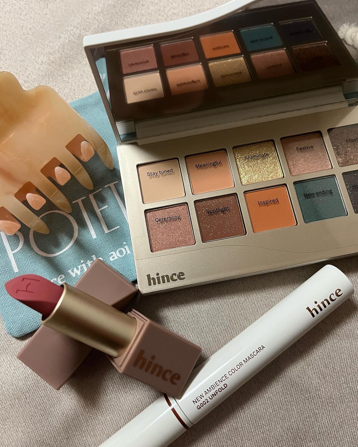 ニューデップスアイシャドウパレット/hince/アイシャドウパレットを使ったクチコミ(2枚目)