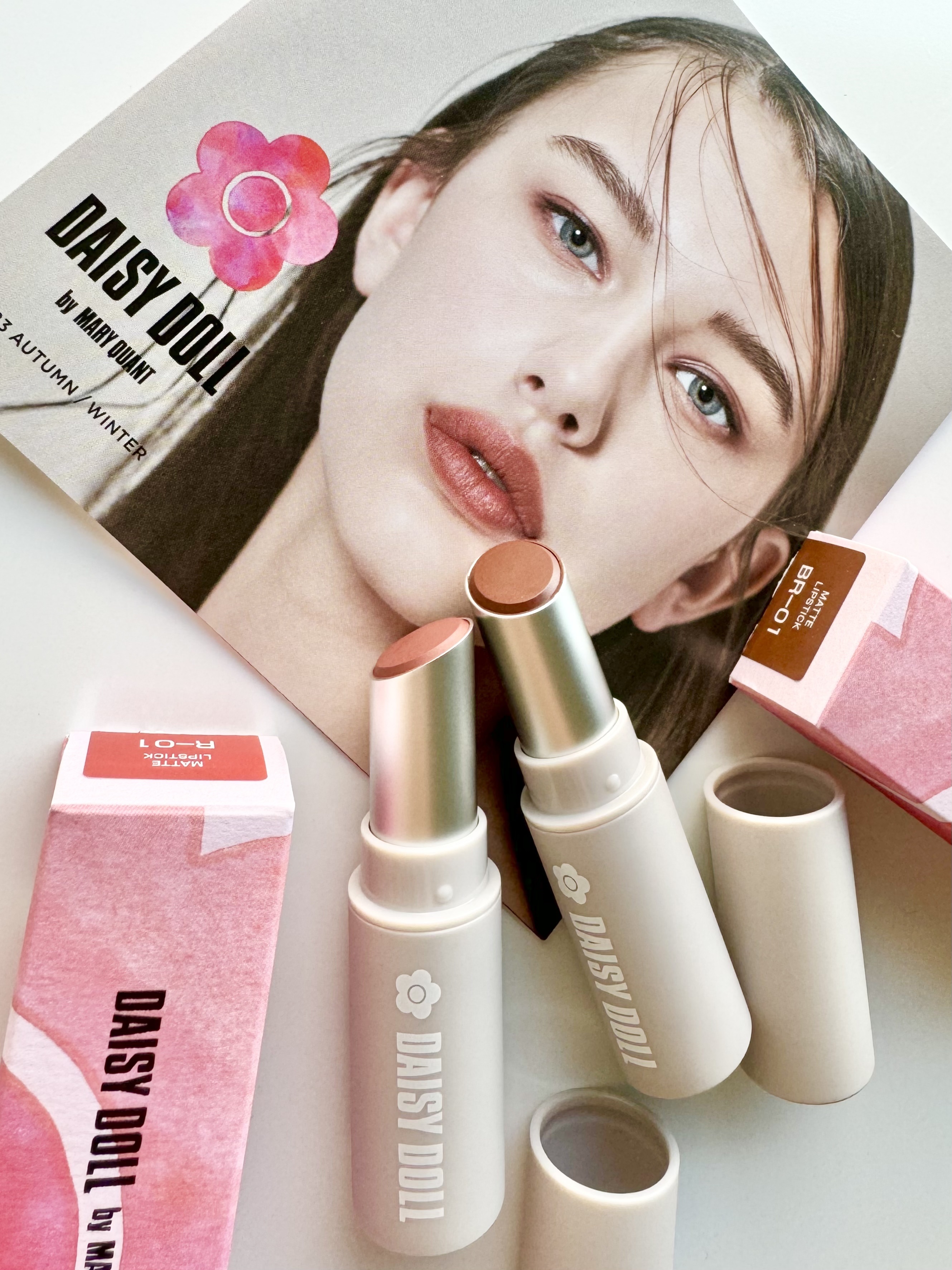 MARY QUANT メーク下地、グロスA-01、口紅R-01、ネイルS-03 2025年秋新作口紅】リップスティック｜MARY QUANTの口コミ