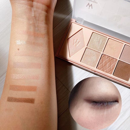 ウォンジョンヨ W デイリームードアップパレット /Wonjungyo/アイシャドウパレットを使ったクチコミ(7枚目)