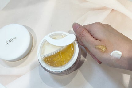 ホワイトトリュフダブルセラムアンドクリーム/ダルバ/フェイスクリームを使ったクチコミ(2枚目)