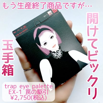 トラップアイパレット/KATE/アイシャドウパレットを使ったクチコミ(1枚目)