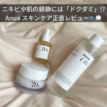 ドクダミ70％インテンスカーミングクリーム/Anua/フェイスクリームを使ったクチコミ（1枚目）