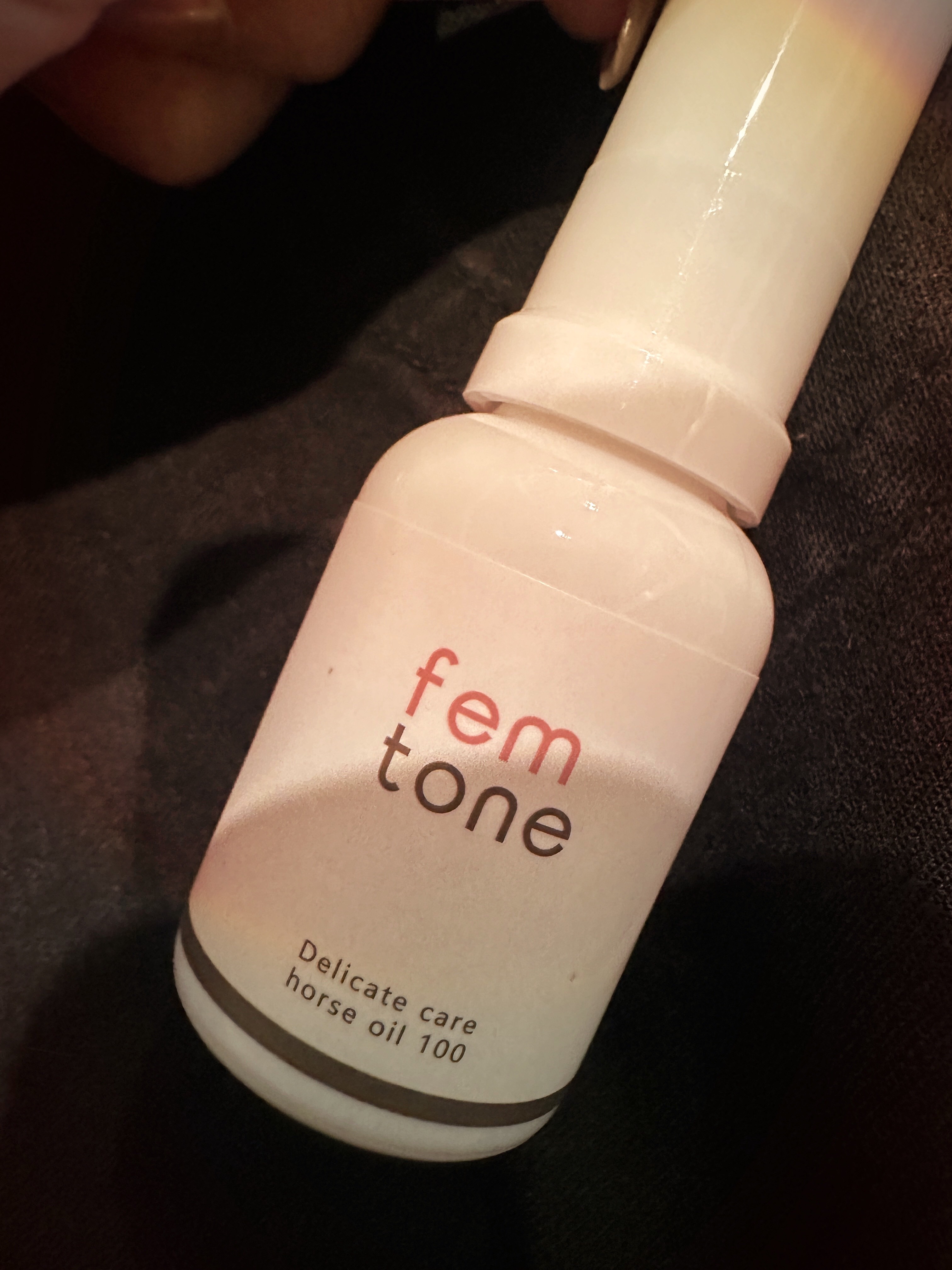 デリケートケア ホースオイル100/fem tone/デリケートゾーンケアを使ったクチコミ（1枚目）