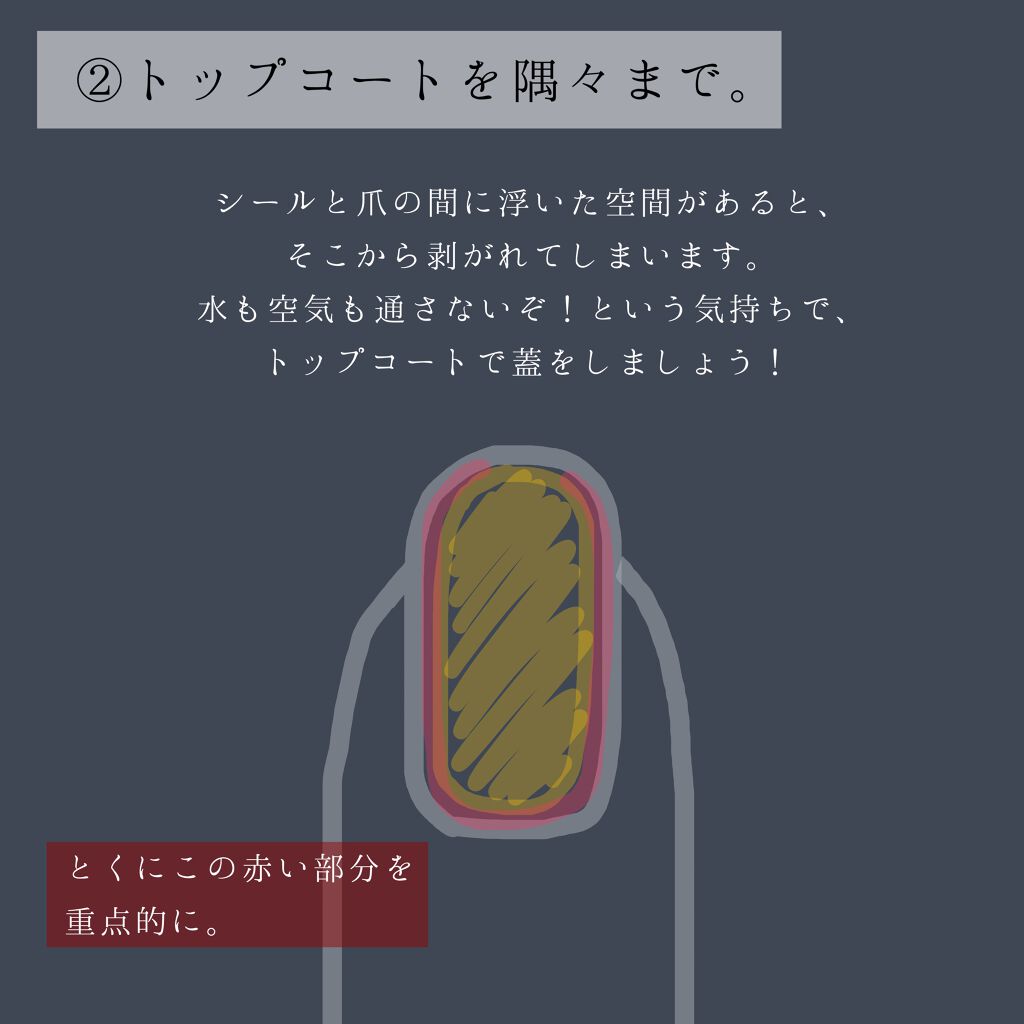 ネイルシール/Qoo10/ネイルシールを使ったクチコミ(9枚目)