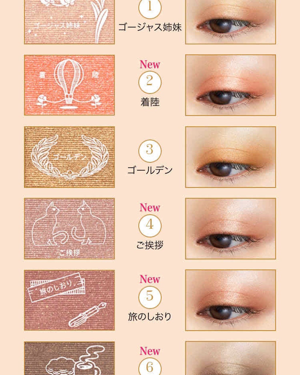 ナイストゥミーチュートランク/MAJOLICA MAJORCA/アイシャドウパレットを使ったクチコミ(4枚目)