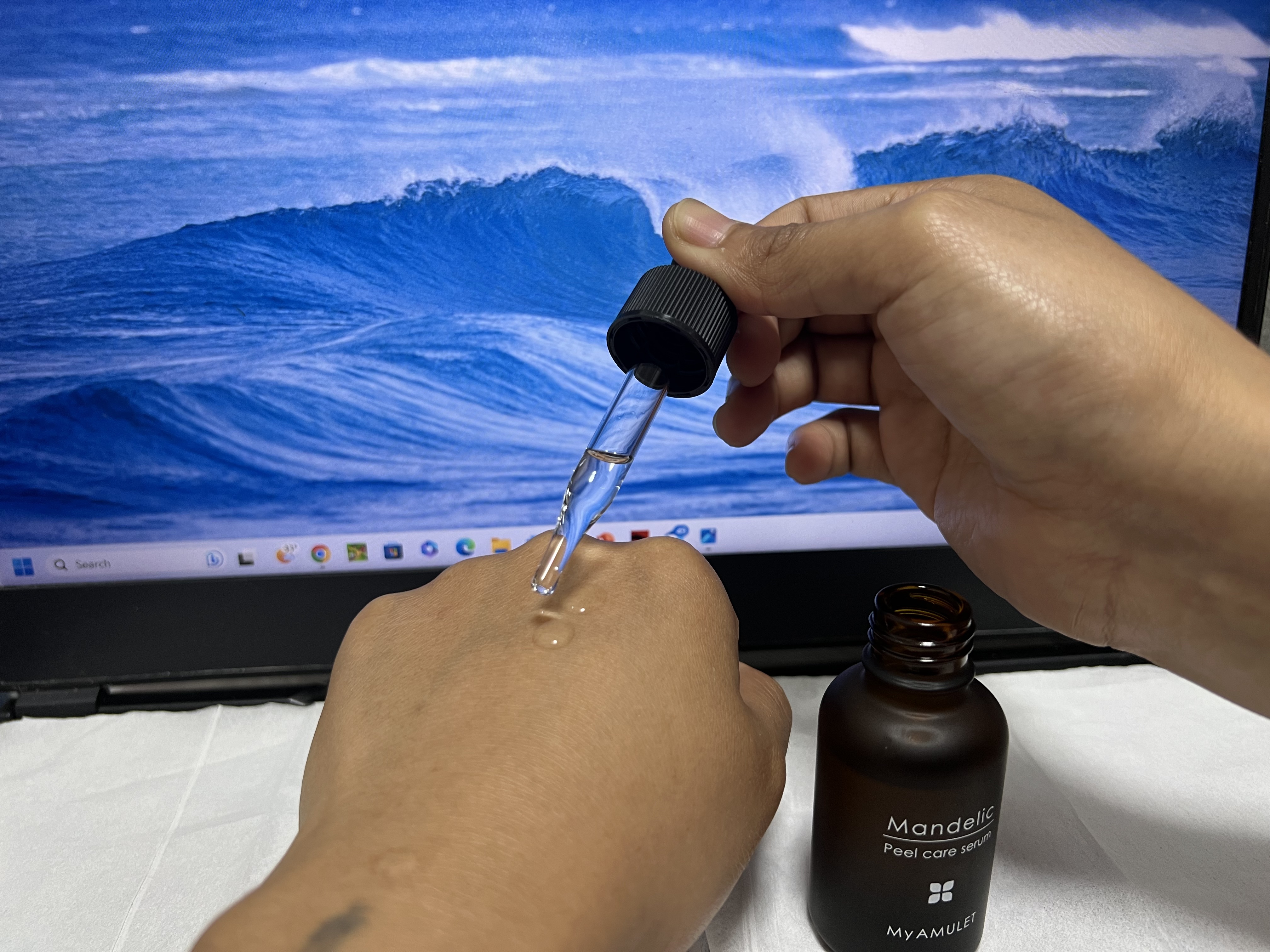 ピールケアセラム/My AMULET/美容液を使ったクチコミ（2枚目）