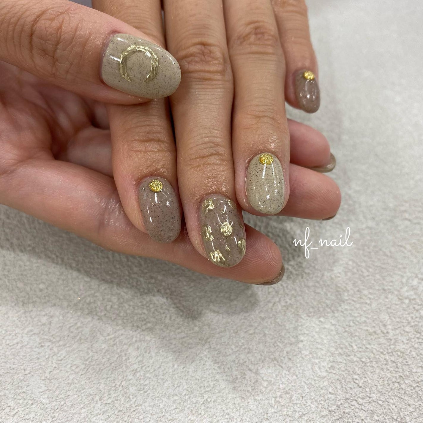 Natsumi◎nailist on LIPS 「nuance.🌙.#ネイル#ネイルデザイン#ネイルアート#..」(1枚目)