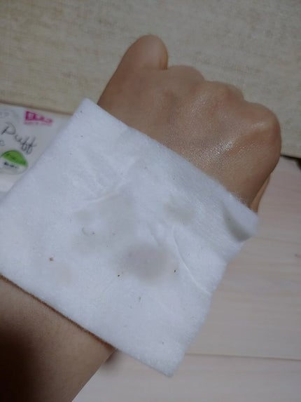 コットンパフ(オーガニック、無漂白、28枚)/DAISO/その他スキンケアを使ったクチコミ(2枚目)