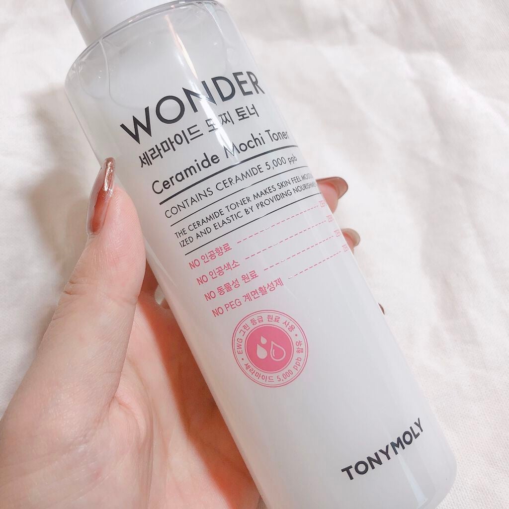 Wonder Ceramide Mochi Toner(トニーモリーワンダーCモチトナー)/TONYMOLY/化粧水を使ったクチコミ(5枚目)