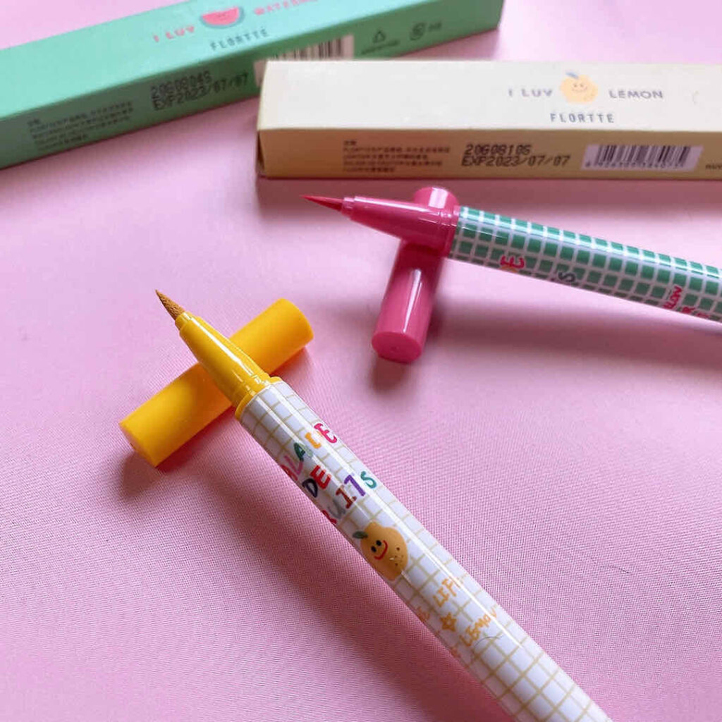 スマイルハート カラージェルアイライナー/FLORTTE/ジェルアイライナーを使ったクチコミ（3枚目）