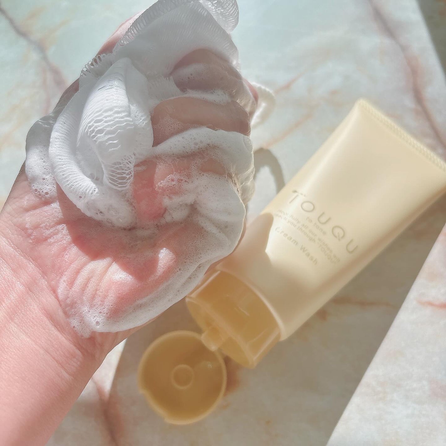 TOUQU to tone シュガーソープ/TOUQU to tone/洗顔石鹸を使ったクチコミ(6枚目)