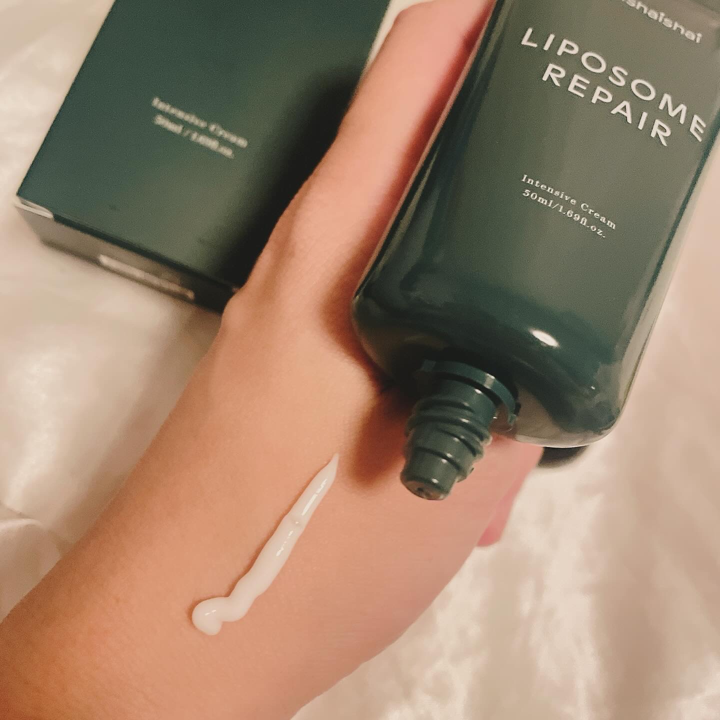 リポソーム リペア インテンシブ クリーム/shaishaishai/フェイスクリームを使ったクチコミ（2枚目）