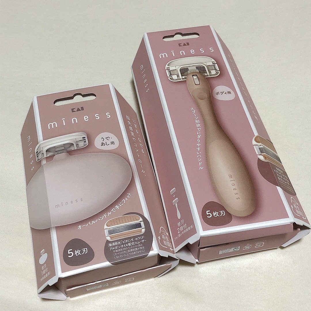 miness ボディ用カミソリ 替刃2個付/貝印/シェーバーを使ったクチコミ（1枚目）