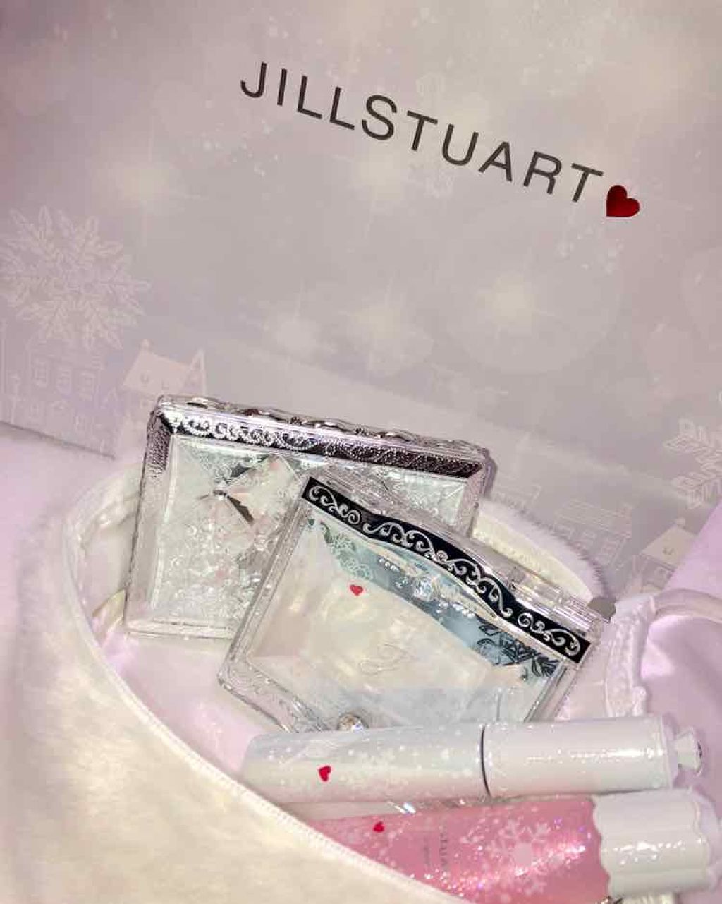 ホワイトラブストーリー コレクション (クリスマスコフレ 2018)/JILL STUART/メイクアップキットを使ったクチコミ（1枚目）
