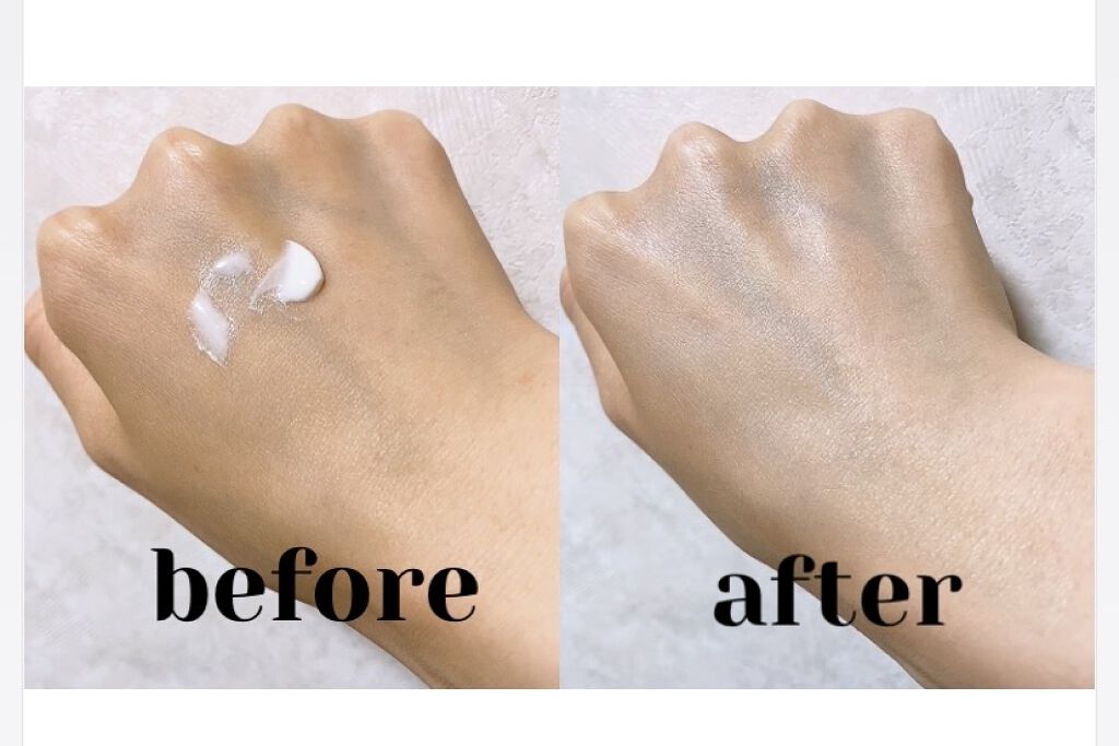 トーンアップボディジェル   ミルクホワイト/モウシロ/化粧下地を使ったクチコミ（3枚目）