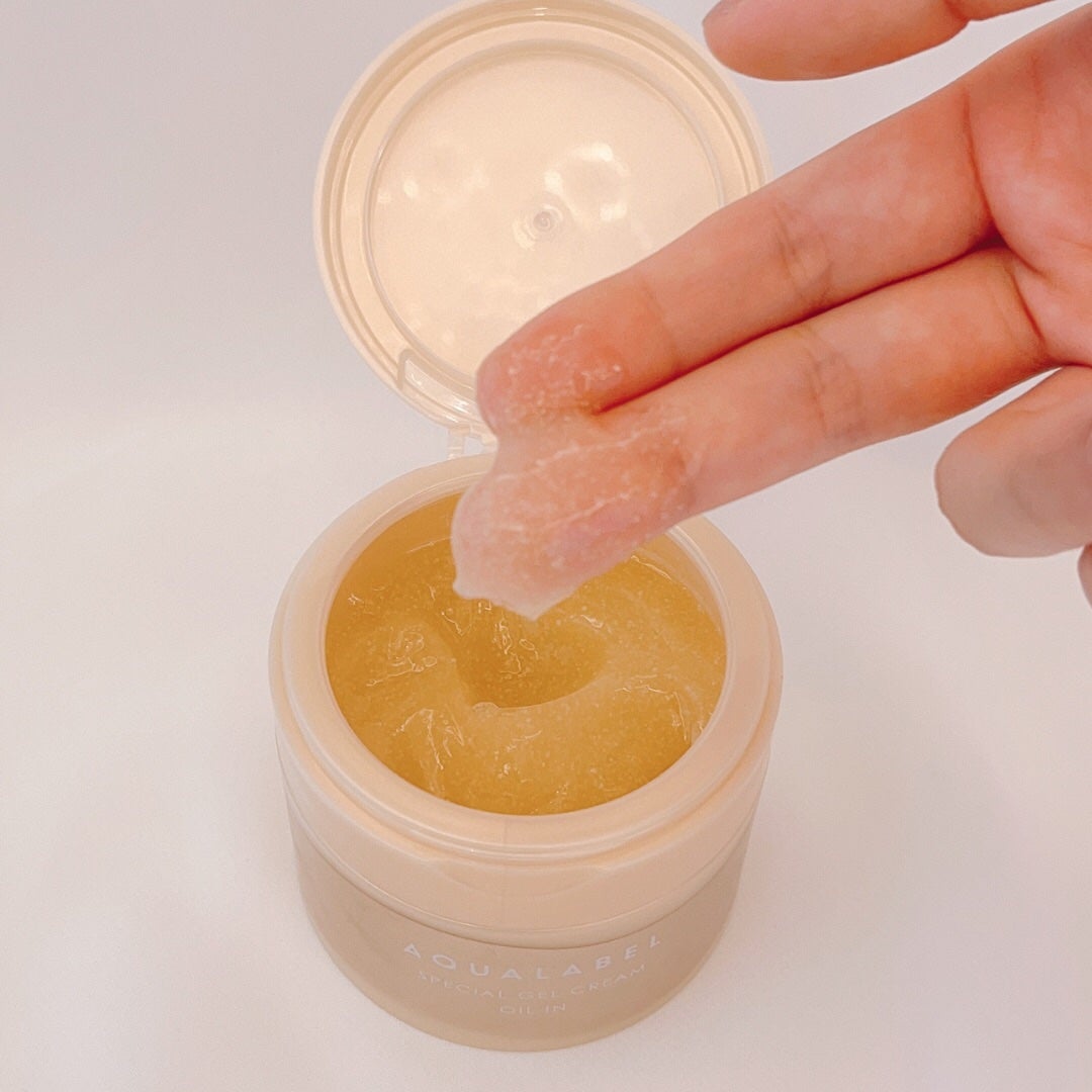 スペシャルジェルクリーム EX (オイルイン)/アクアレーベル/オールインワン化粧品を使ったクチコミ(4枚目)