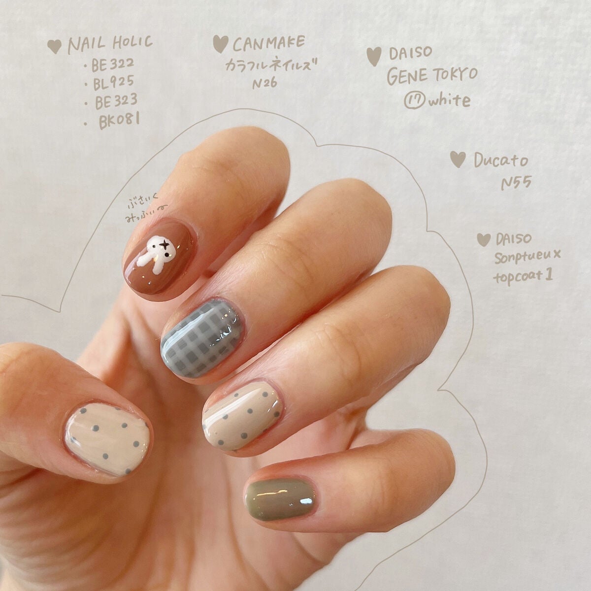 カラフルネイルズ/キャンメイク/マニキュアを使ったクチコミ(3枚目)