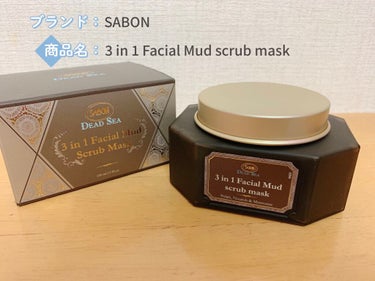 3in1 フェイシャル マッド スクラブ マスク/SABON/洗い流すパック・マスクを使ったクチコミ（1枚目）