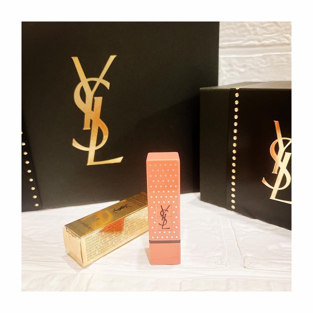 <旧>ルージュ ピュールクチュール <コレクター>No.9 ロゼ スティレット/YVES SAINT LAURENT BEAUTE/口紅を使ったクチコミ（2枚目）