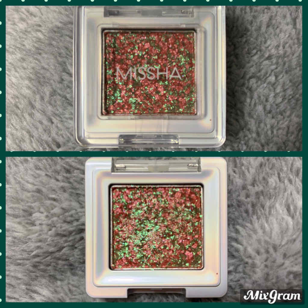 グリッタープリズム シャドウ/MISSHA/グリッターを使ったクチコミ（1枚目）