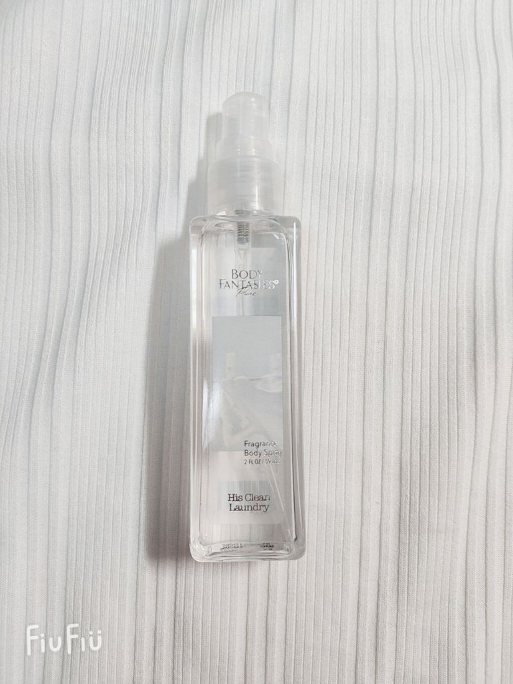 ボディファンタジー ピュア ボディスプレー ヒズクリーンランドリー 59mL/ボディファンタジー/香水(レディース)を使ったクチコミ（2枚目）