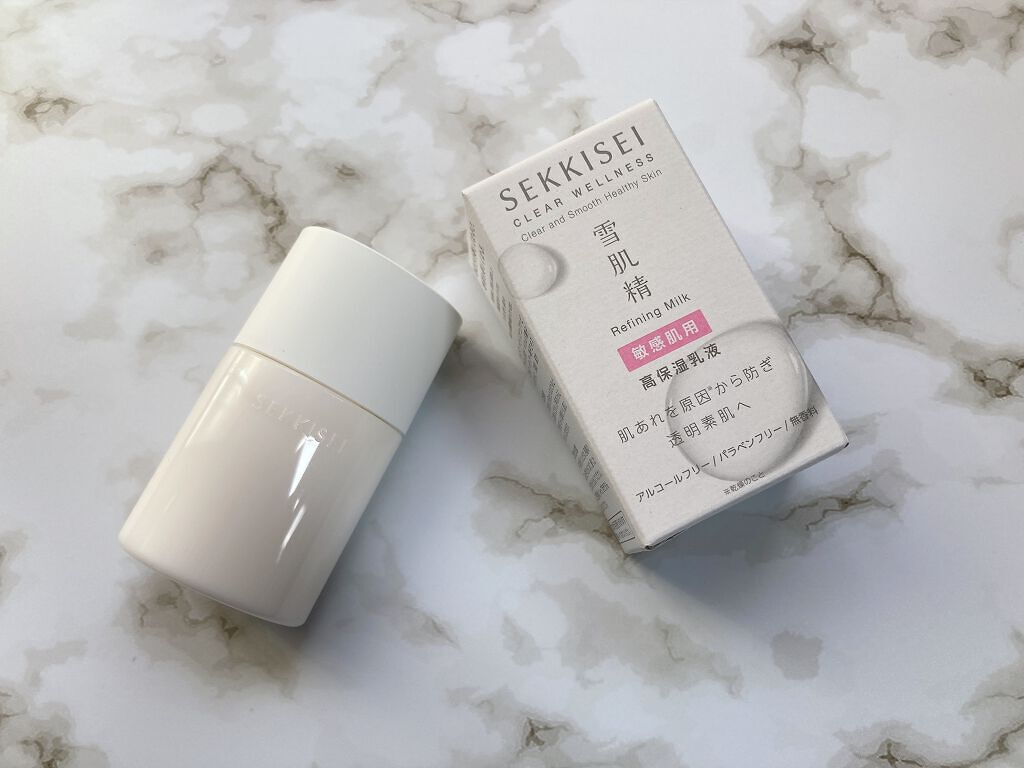 クリアウェルネス リファイニング ミルク/雪肌精/乳液を使ったクチコミ（1枚目）