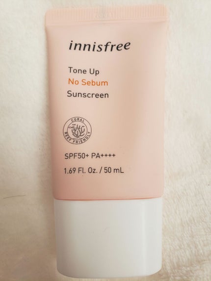 トーンアップ ノーセバム サンスクリーン SPF50+ PA++++/innisfree/日焼け止めクリームを使ったクチコミ(1枚目)