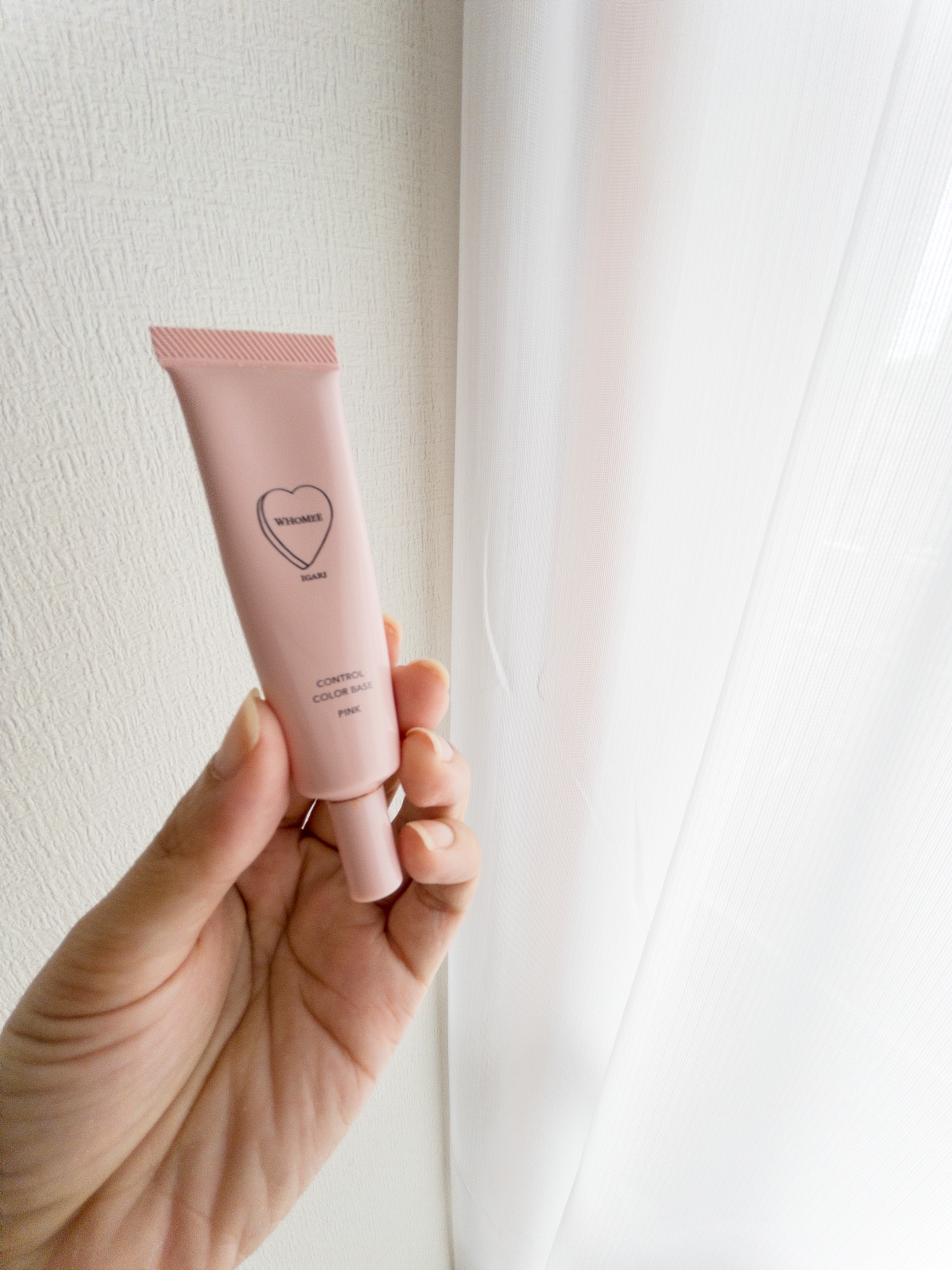 フーミー コントロールカラーベースN pink(ピンク)/WHOMEE/化粧下地を使ったクチコミ（1枚目）
