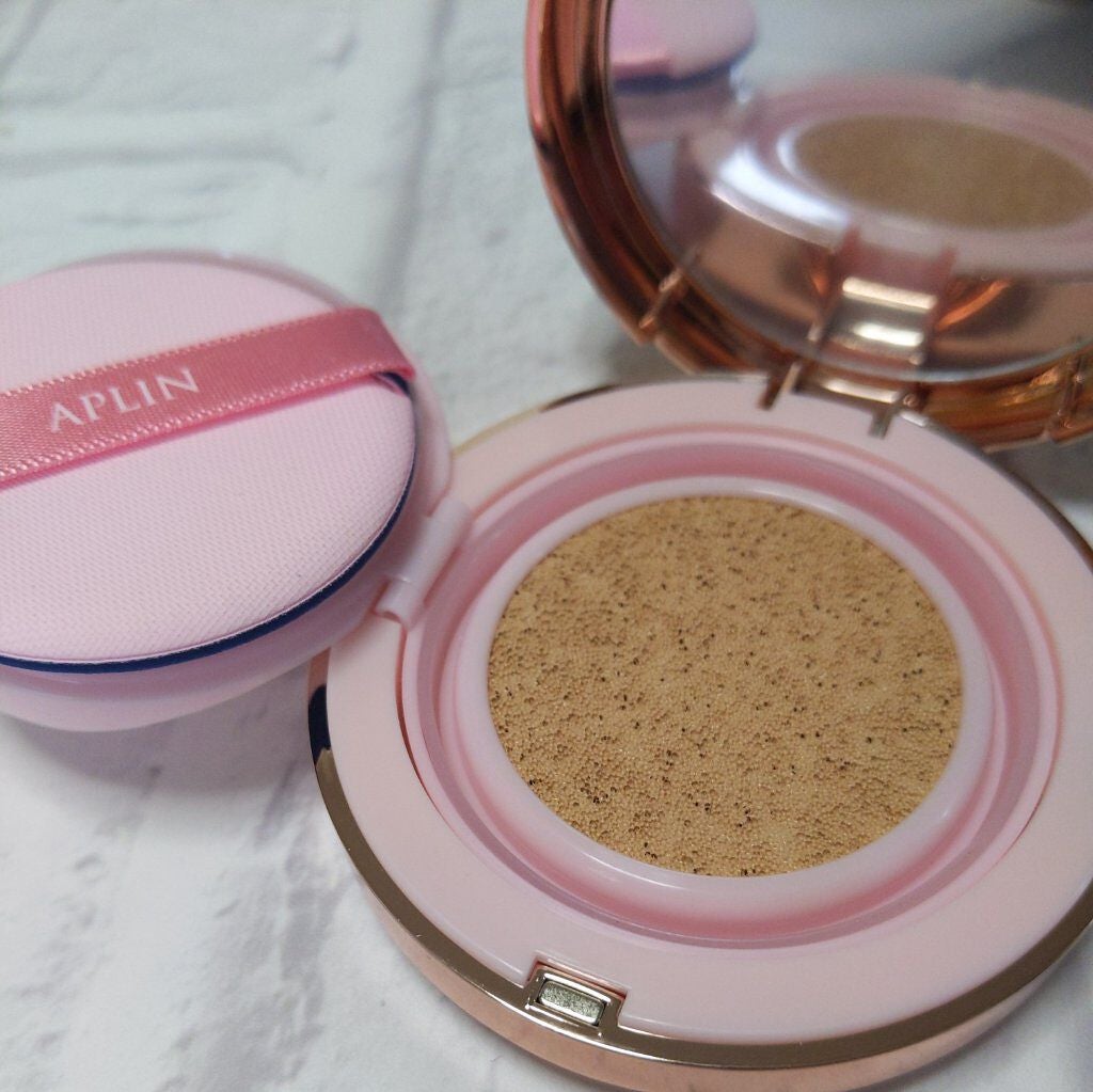 ピンクティーツリーカバークッション/APLIN/クッションファンデーションを使ったクチコミ(2枚目)