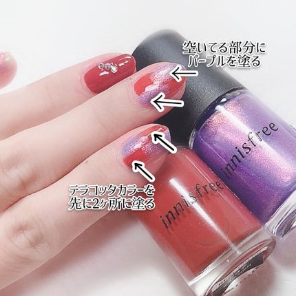 リアルカラーネイル/innisfree/マニキュアを使ったクチコミ(4枚目)