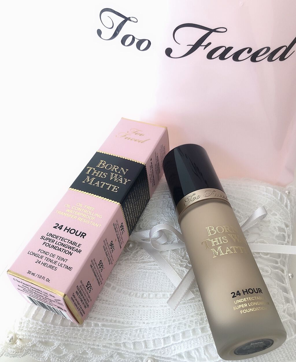 ボーン ディス ウェイ アンディテクタブル 24H マット ファンデーション/Too Faced/リキッドファンデーションを使ったクチコミ（1枚目）