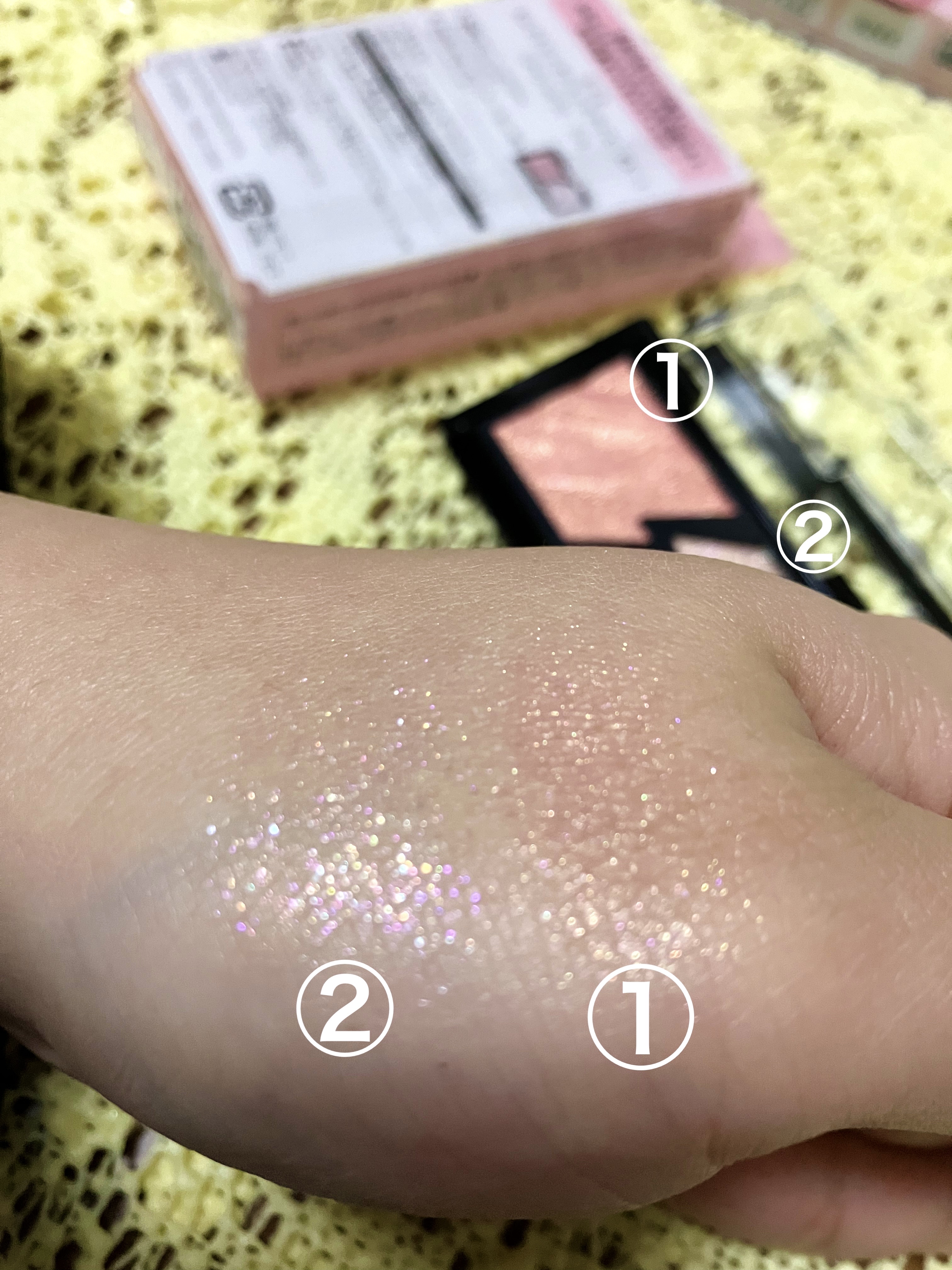 エレクトリックショックアイズ /KATE/アイシャドウパレットを使ったクチコミ（2枚目）