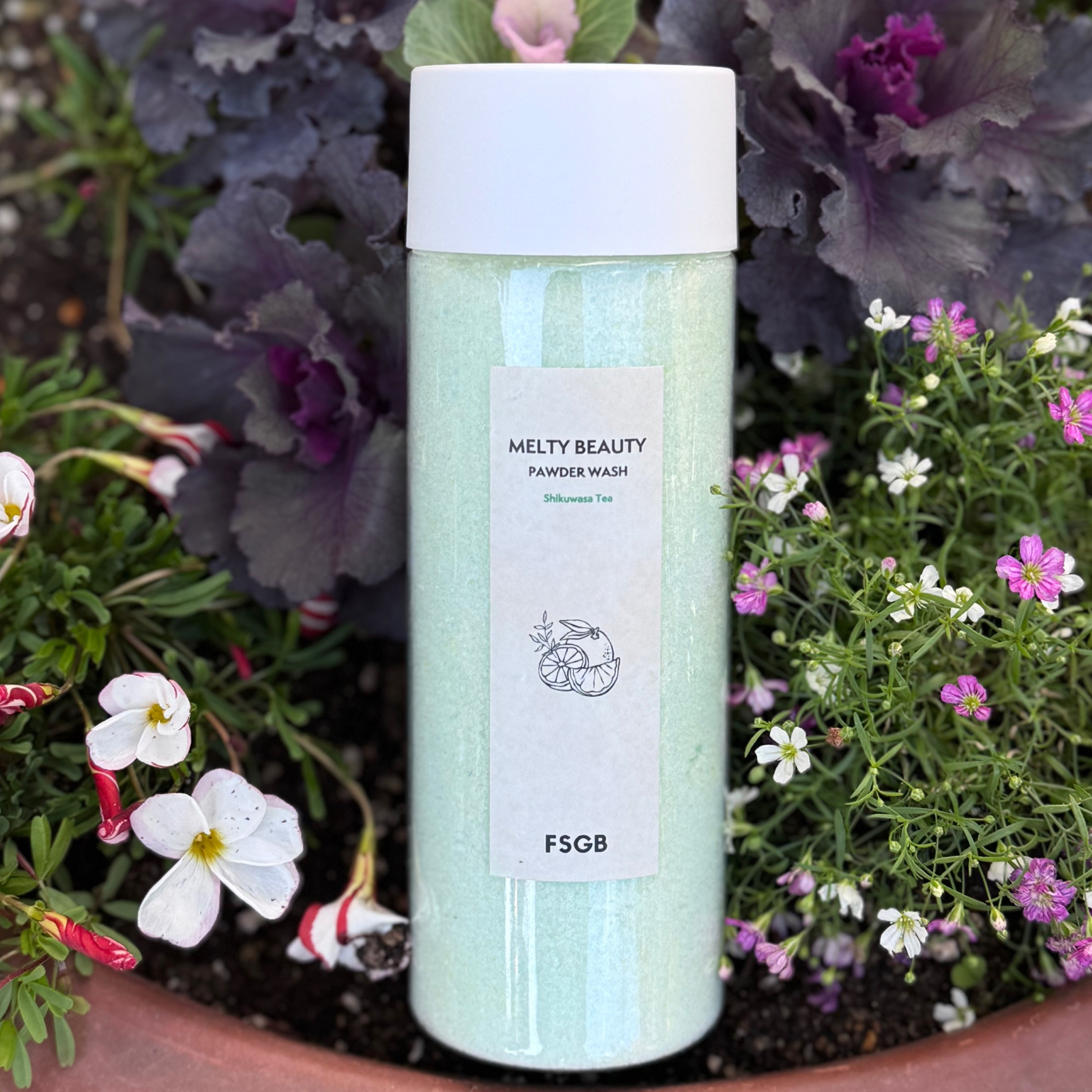 沖縄とろみ美容 パウダーウォッシュ シークヮーサーティー/FSGB/洗顔パウダーを使ったクチコミ（2枚目）