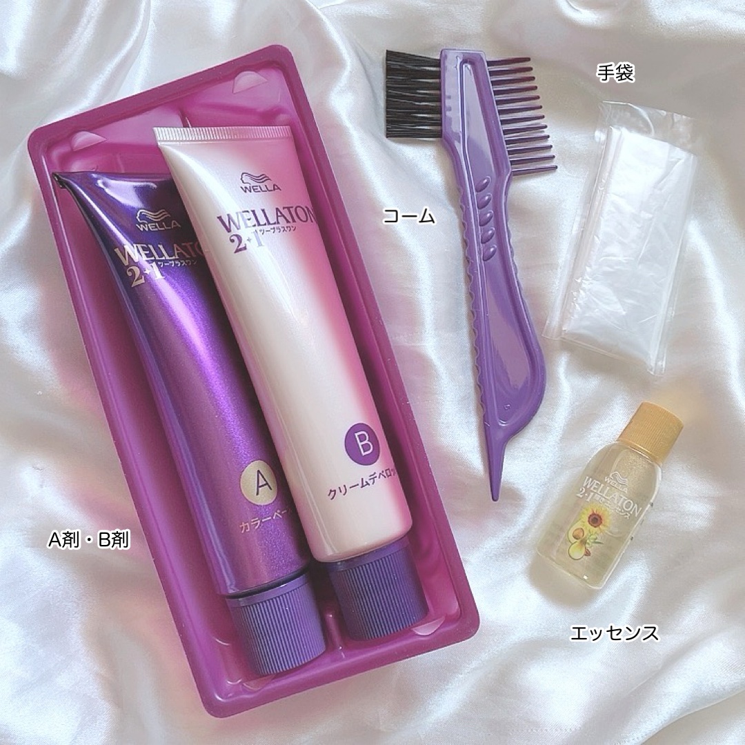 ウエラトーン ツープラスワン クリームタイプ/ウエラ/ヘアカラーを使ったクチコミ（2枚目）