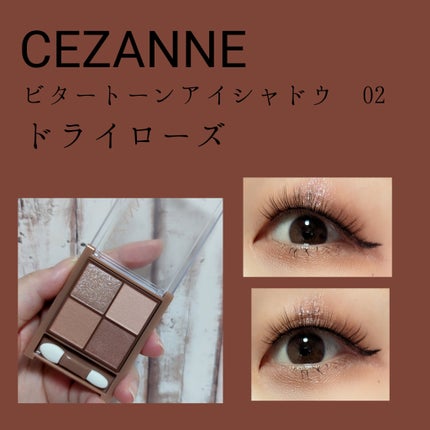 ビタートーンアイシャドウ/CEZANNE/パウダーアイシャドウを使ったクチコミ(1枚目)
