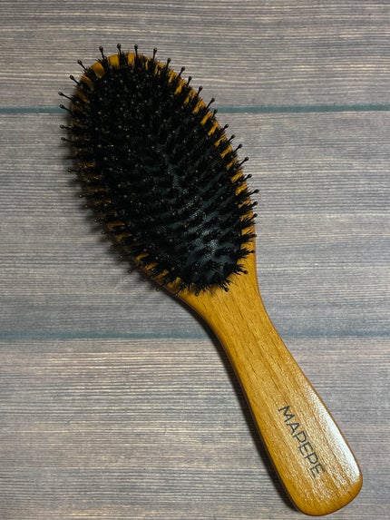 つやつや天然毛のミックスブラシ/マペペ/ヘアブラシを使ったクチコミ(1枚目)