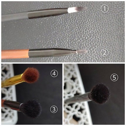 ごくふわブラシ/DAISO/メイクブラシを使ったクチコミ(3枚目)