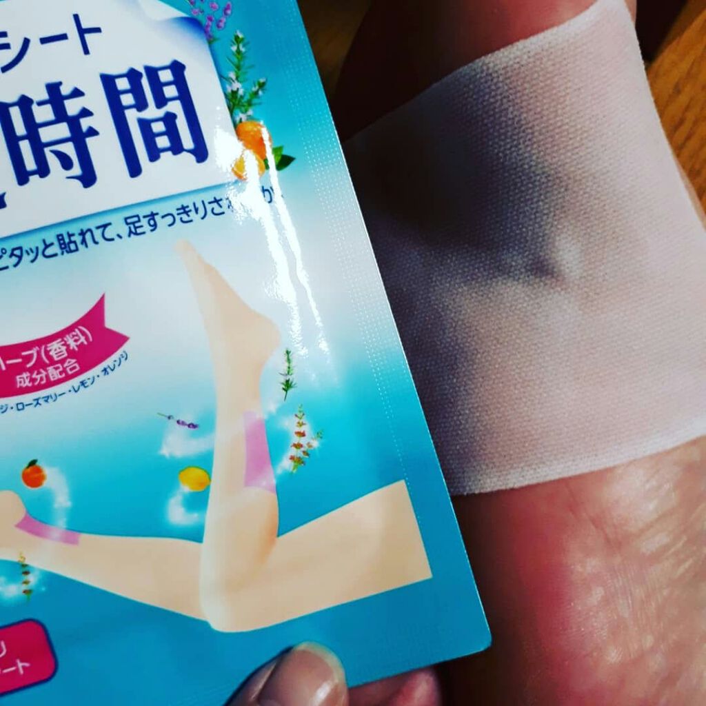 休足時間　足すっきりシート/休足時間/レッグ・フットケアを使ったクチコミ（2枚目）