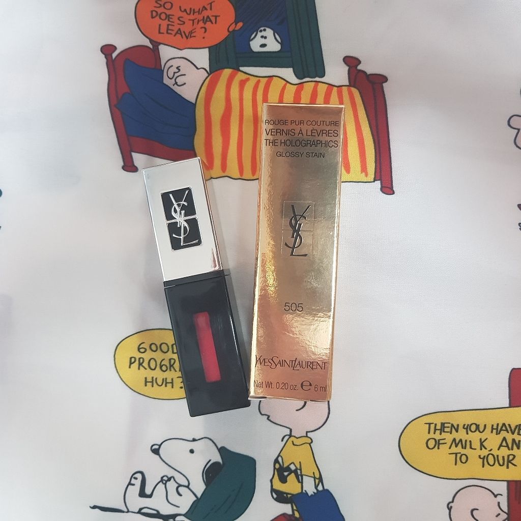 ルージュ ピュールクチュール ヴェルニ ザ ホログラフィックス/YVES SAINT LAURENT BEAUTE/口紅を使ったクチコミ（1枚目）