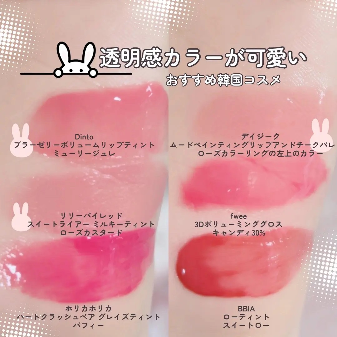 ムードペインティングリップアンドチークパレット 04ローズカラーリング/dasique/マルチパレットを使ったクチコミ（2枚目）