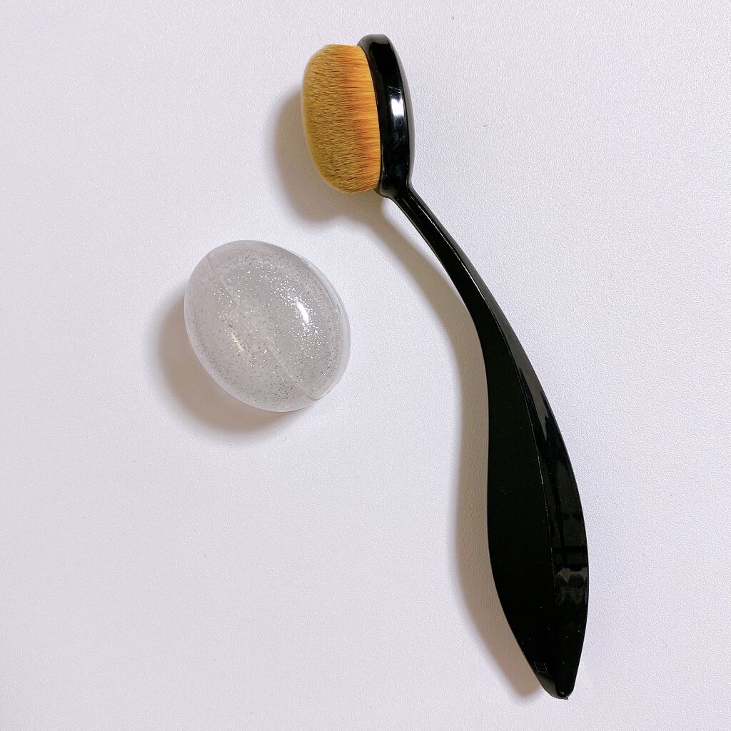 スーパーカバーファンデーションブラシ/メイクル/メイクブラシを使ったクチコミ（1枚目）