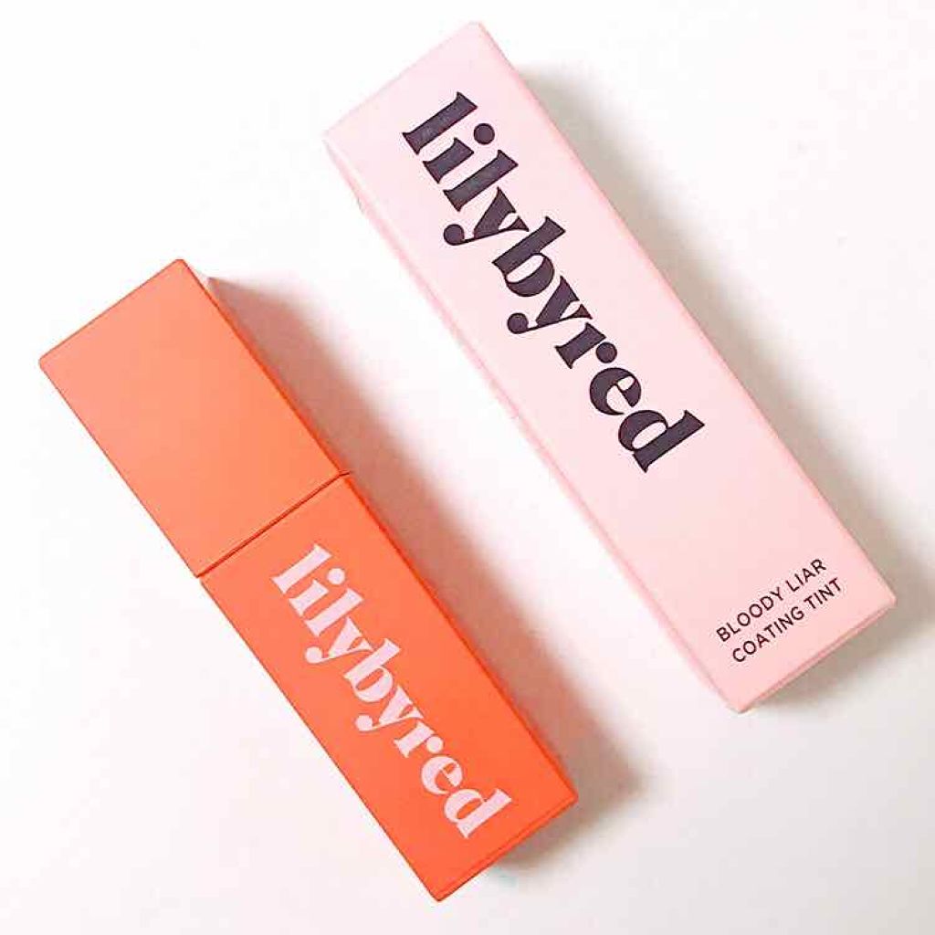ブラッディライアー コーティングティント/lilybyred/リップティントを使ったクチコミ（1枚目）