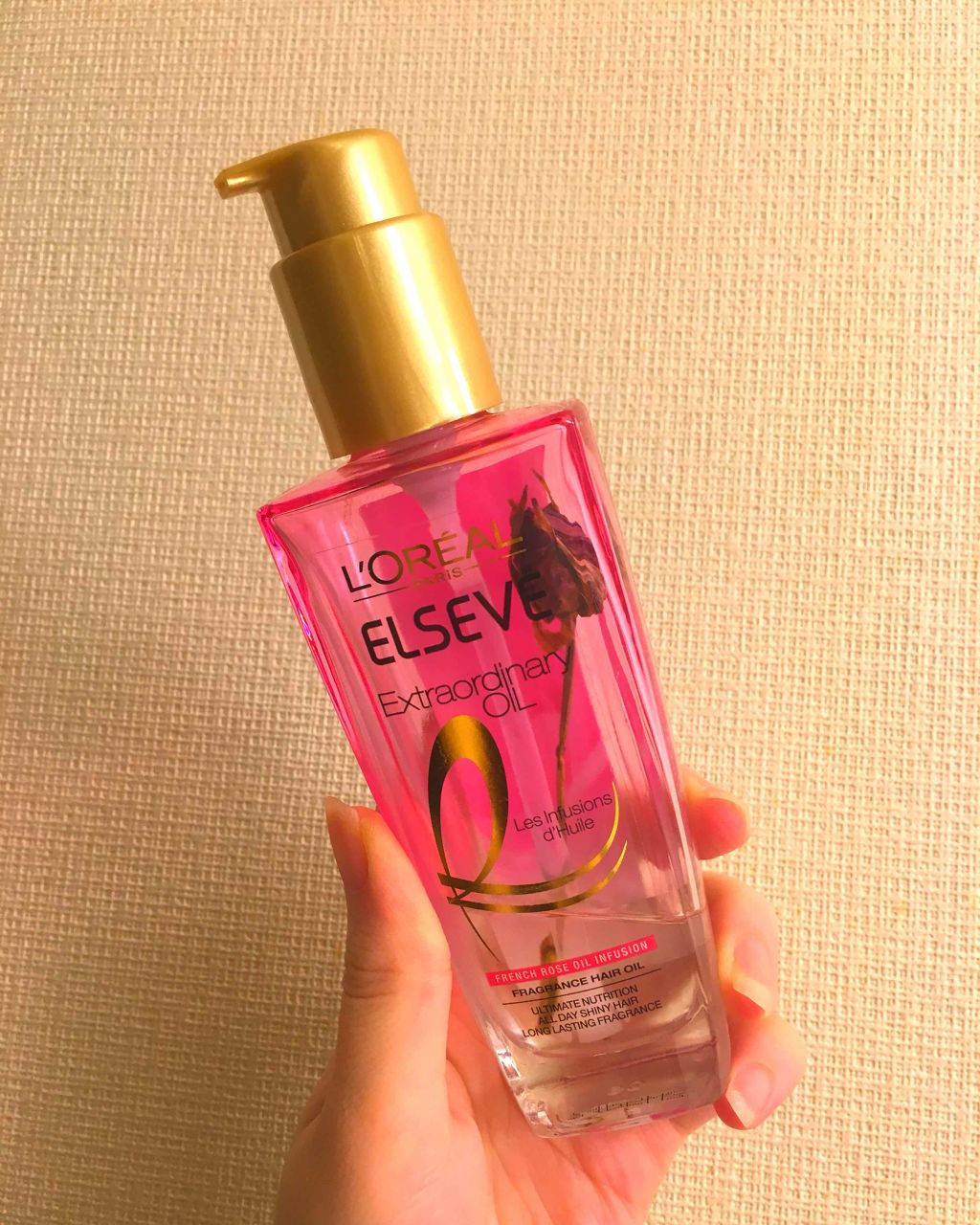 エクストラオーディナリー オイル ローズインフュージョン/ロレアル パリ/ヘアオイルを使ったクチコミ(1枚目)
