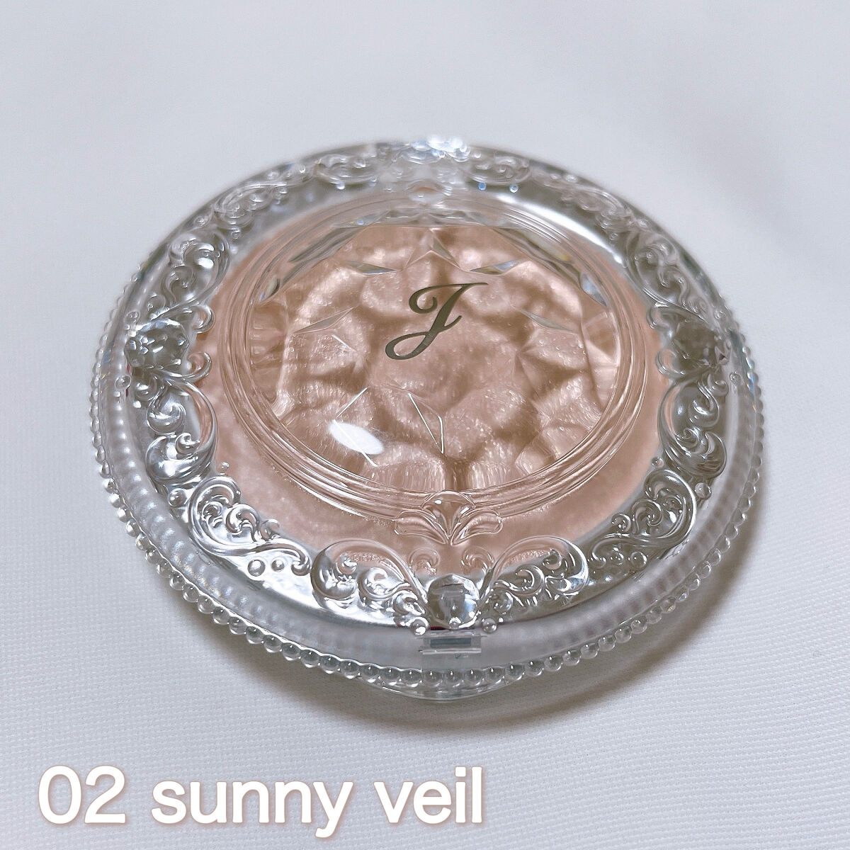 ジルスチュアート　メルティシマー ブラッシュ 02 sunny veil/JILL STUART/パウダーチークを使ったクチコミ（2枚目）