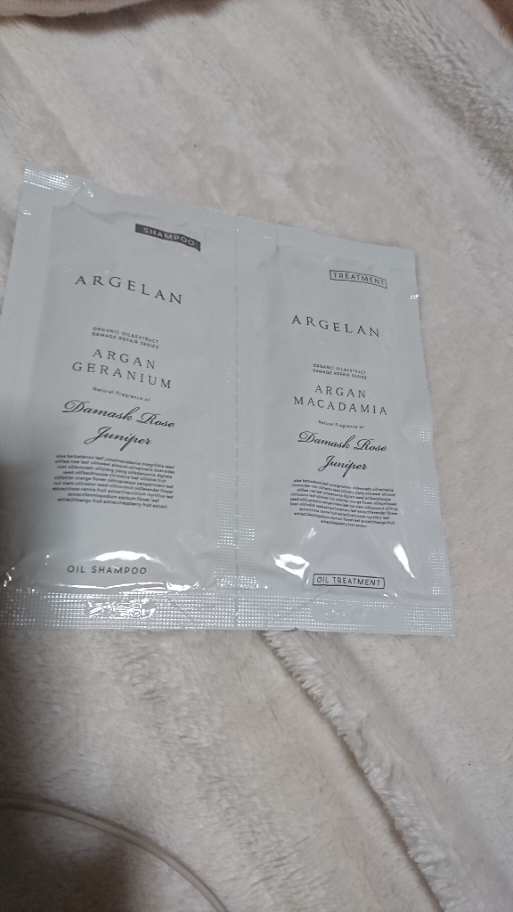 ダメージ リペア オイル シャンプー／オイル ヘア トリートメント/アルジェラン/市販シャンプーを使ったクチコミ（1枚目）