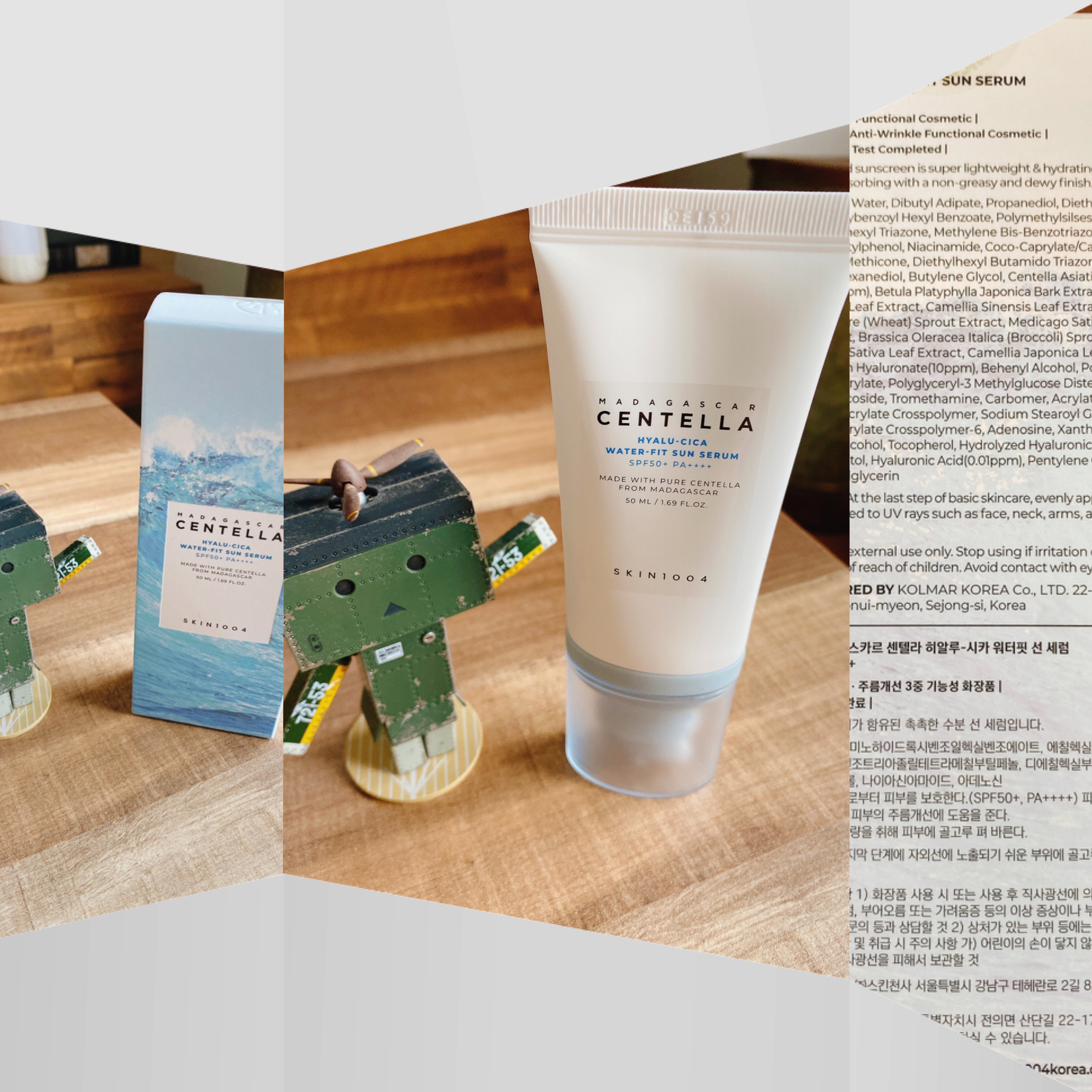 ヒアルーシカ ウォーターフィット サンセラム/SKIN1004/日焼け止めローションを使ったクチコミ（1枚目）